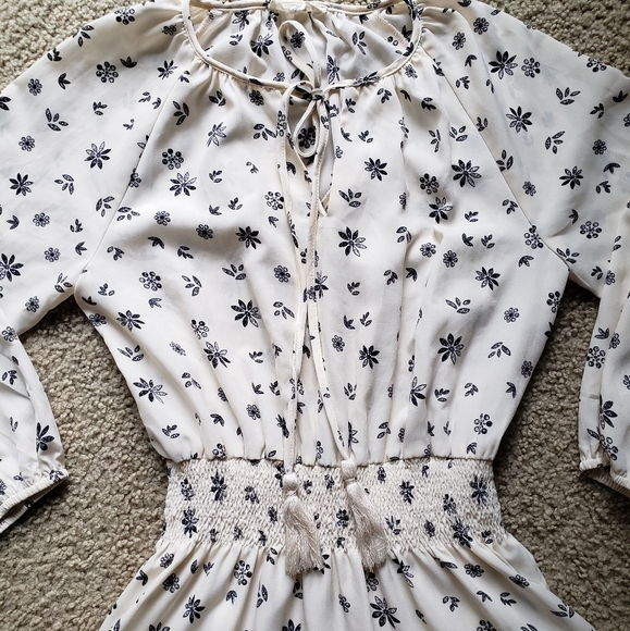 ENTRO Floral Ruffle Mini Dress - Picture 10 of 10